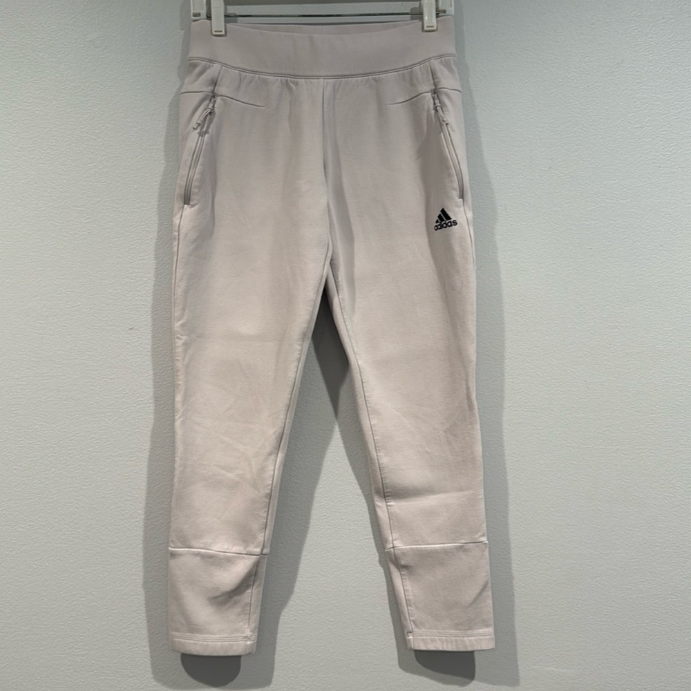 adidas Light Gray Track Pants